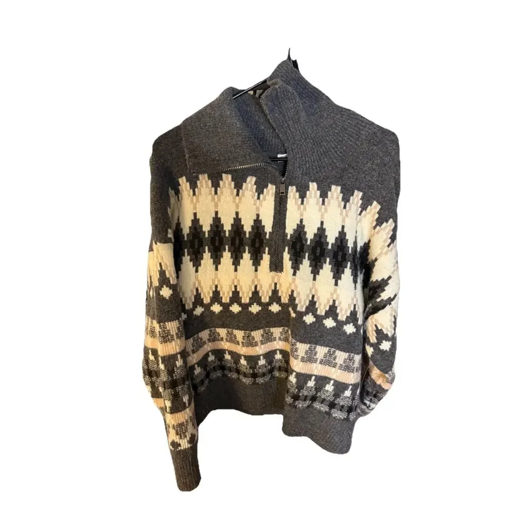 Frye And Co Winter Sweater Half Zip - Picture 4 of 4